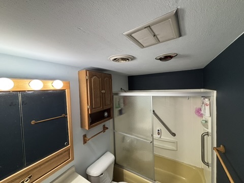 Interior bathroom after painting