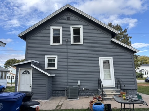 Completed exterior paint job